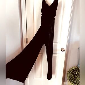 White House black market strapless jumpsuit.  Size Large.
